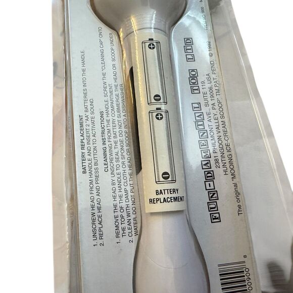 Vintage Fun-damental Too Ltd Mooing Ice Cream Scoop - NWT Unopened - Picture 6 of 7